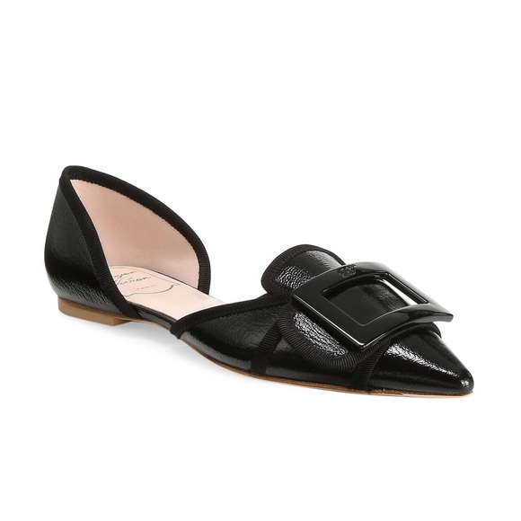 Roger Vivier Soft Gommettine No Pleat Dorsay Flats - Picture 13 of 16